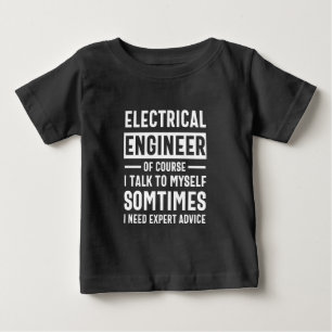T-shirt Pour Bébé Ingénieur électrique