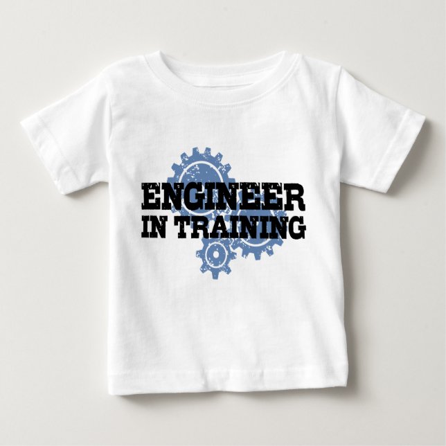 T-shirt Pour Bébé Ingénieur En Formation (Devant)