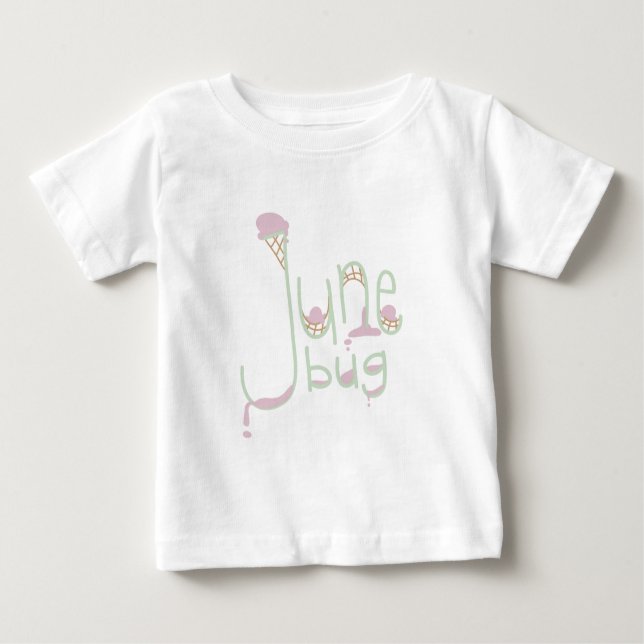 T-shirt Pour Bébé Insecte de juin (Devant)