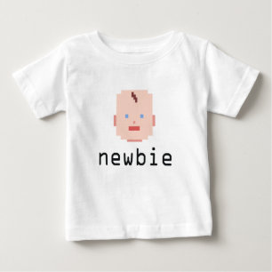 T-shirt Pour Bébé Internaute novice de bébé de pixel