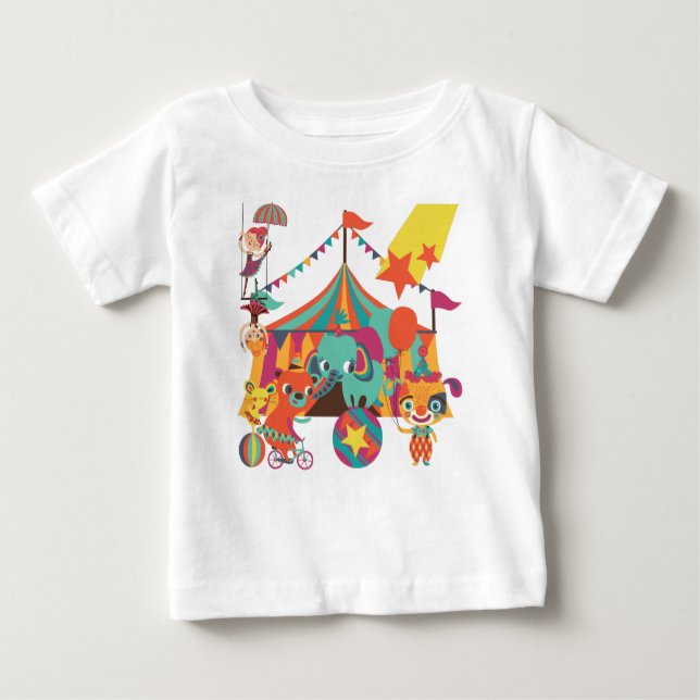 T-shirt Pour Bébé Interprètes de cirque (Devant)