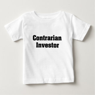 T-shirt Pour Bébé Investisseur contrarié