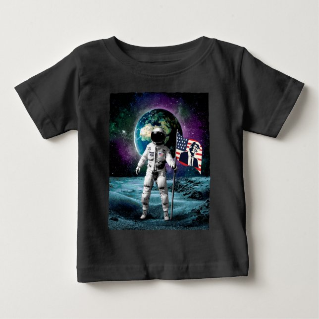 T-shirt Pour Bébé Invitation des astronautes pour Trump 2024 (Devant)