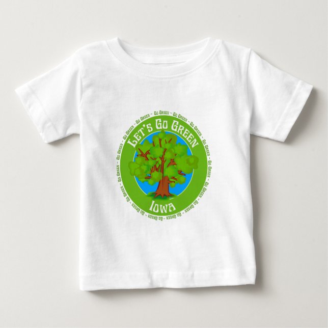 T-shirt Pour Bébé iowa (Devant)