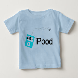 T-shirt Pour Bébé ipood-bleu