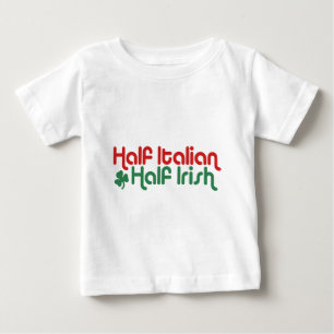 T-shirt Pour Bébé irlandais italien