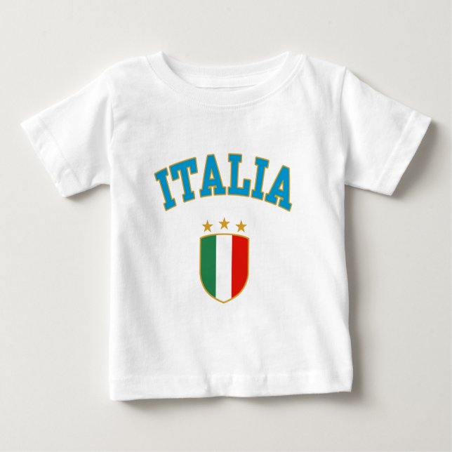 T-shirt Pour Bébé Italie (Devant)