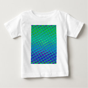 T-shirt Pour Bébé Italien bleu sirène Motif Art Imprimer