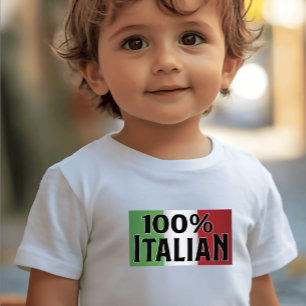 T-shirt Pour Bébé Italien de sang pur - Fierté de l'héritage
