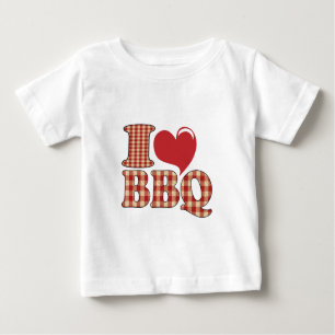 T-shirt Pour Bébé J'adore le barbecue