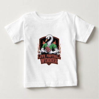 T-shirt Pour Bébé J'adore le football 