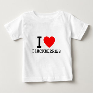 T-shirt Pour Bébé J'adore les Blackberry