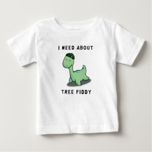 T-SHIRT POUR BÉBÉ J'AI BESOIN DE FIDDDY D'ARBRE - LOCH NESS MONSTER
