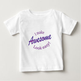 T-shirt Pour Bébé J'Ai L'Air Facile