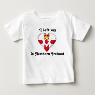 T-shirt Pour Bébé J'ai laissé mon coeur en Irlande du Nord