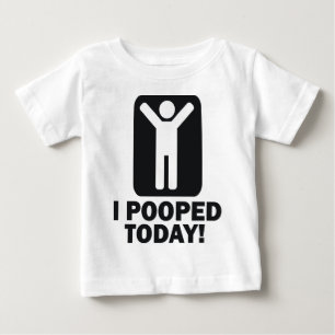 T-SHIRT POUR BÉBÉ J'AI POPULÉ AUJOURD'HUI