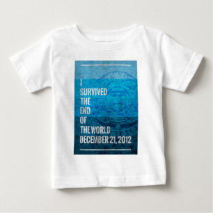 T-shirt Pour Bébé J'ai survécu à la fin du monde