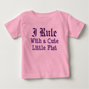 T-shirt Pour Bébé J'ai un petit poing mignon
