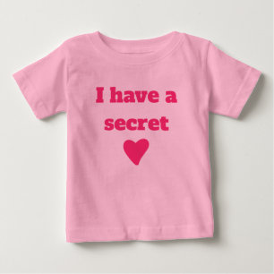 T-shirt Pour Bébé J'ai un rendez-vous secret, grande soeur personnal