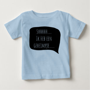 T-shirt Pour Bébé J'ai un secret... Grand frère...