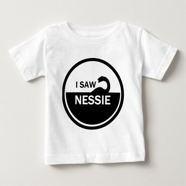 T-SHIRT POUR BÉBÉ J'AI VU LE NESSIE - MONSTRE DE LOCH NESS (Devant)
