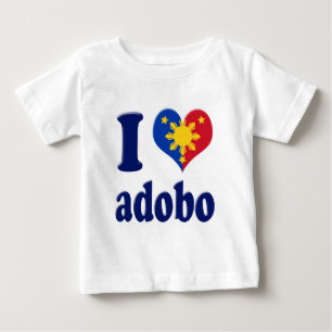 T-shirt Pour Bébé J'aime Adobong Pinoy