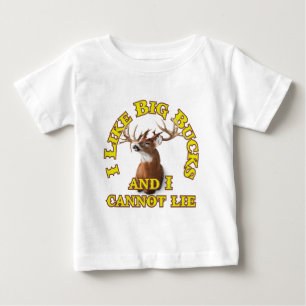 T-shirt Pour Bébé J'aime Big Bucks et je ne peux pas mentir