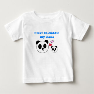 T-SHIRT POUR BÉBÉ J'AIME CUDDLE MON NANA