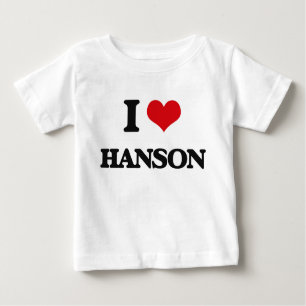 T-shirt Pour Bébé J'aime Hanson