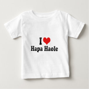T-shirt Pour Bébé J'aime Hapa Haole