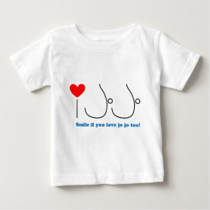 T-shirt Pour Bébé J'aime JoJo