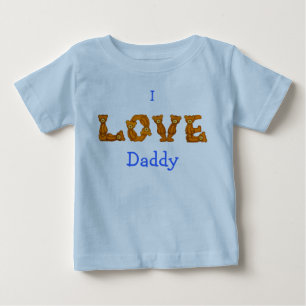 T-shirt Pour Bébé J'aime la lettre d'alphabet d'ours de Shirt~Teddy