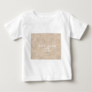 T-shirt Pour Bébé J'aime le bois brun Hakuna Matata