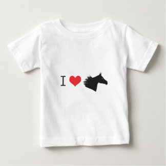 T-shirt Pour Bébé J'aime le cheval