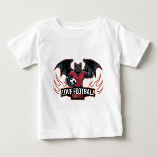 T-shirt Pour Bébé J'aime le football