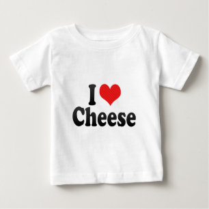 T-shirt Pour Bébé J'aime le fromage