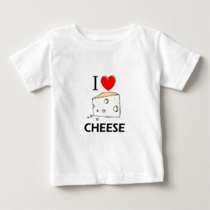 T-shirt Pour Bébé J'aime le fromage