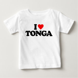 T-SHIRT POUR BÉBÉ J'AIME LE TONGA