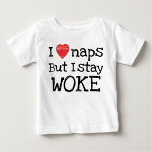 T-shirt Pour Bébé J'Aime Les Siestes Mais Je Reste Réveillé