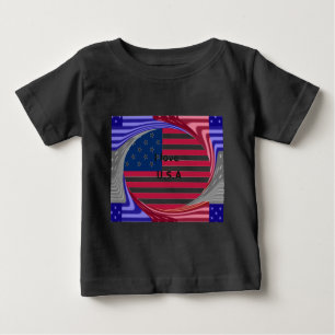 T-SHIRT POUR BÉBÉ J'AIME LES USA