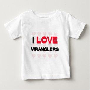 T-SHIRT POUR BÉBÉ J'AIME LES WRANGLERS