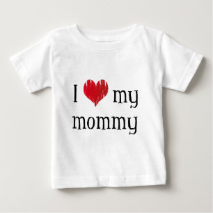 T-shirt Pour Bébé J'aime ma maman