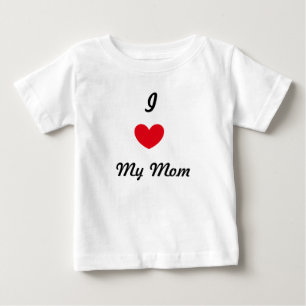 T-shirt Pour Bébé J'aime ma maman