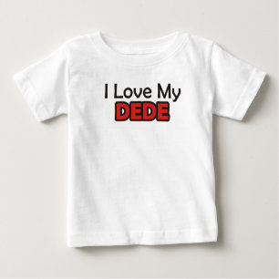 T-shirt Pour Bébé J'aime mon Dede