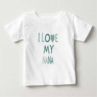 T-shirt Pour Bébé J'Aime Mon Nana Toddler Tee