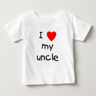 T-shirt Pour Bébé J'Aime Mon Oncle