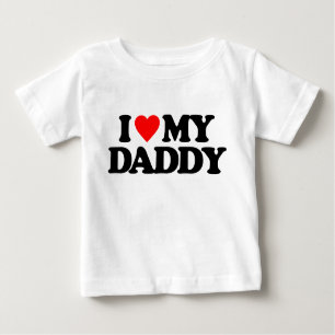 T-SHIRT POUR BÉBÉ J'AIME MON PAPA