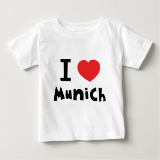 T-shirt Pour Bébé J'aime Munich