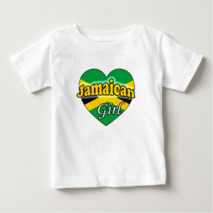 T-shirt Pour Bébé Jamaican Girl