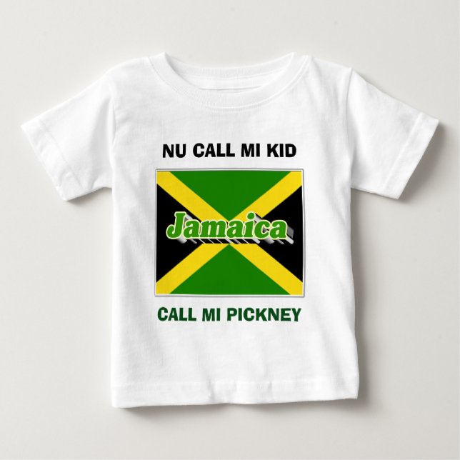 T-SHIRT POUR BÉBÉ JAMAÏQUE PICKNEY (Devant)